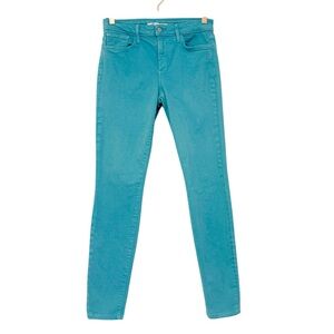 Joe’s Jeans The Skinny Pacific Deep Turquoise Mid Rise Jeans Size 29